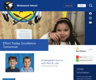 Westmountelementary.com(Westmount School) Screenshot