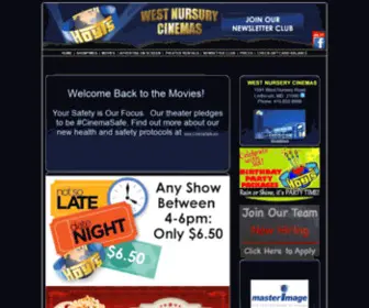 Westnurserycinemas.com(Hoyt's West Nursery Cinema 14) Screenshot
