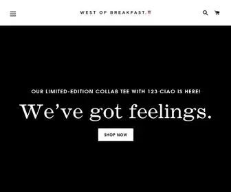 Westofbreakfast.com(West of Breakfast) Screenshot