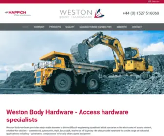 Westonbodyhardware.com(Weston Body Hardware) Screenshot