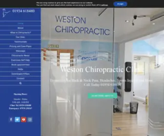 Westonchiropractic.co.uk(Chiropractors in Weston) Screenshot