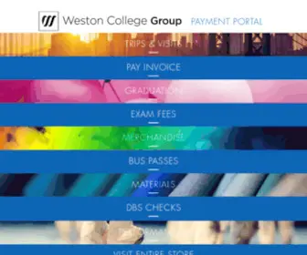 Westoncollegegrouppaymentportal.com(Weston College Group Payment Portal) Screenshot