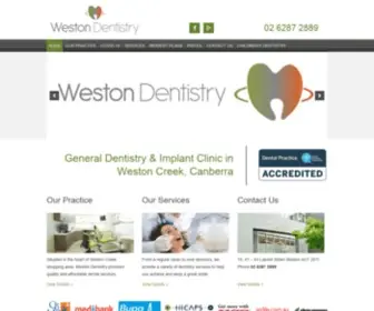 Westondentistry.com.au(Just another WordPress site) Screenshot