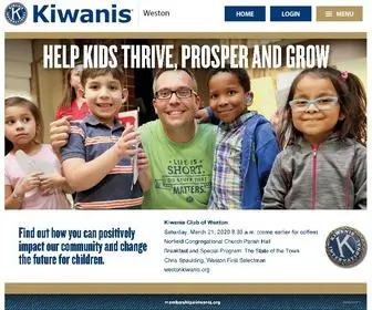 Westonkiwanis.org(Kids Need Kiwanis) Screenshot