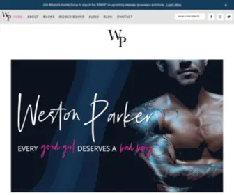 Westonparkerbooks.com(Romance written by a bad boy) Screenshot