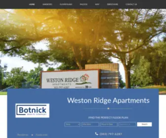 Westonridgeapts.com(Weston Ridge Apartments) Screenshot