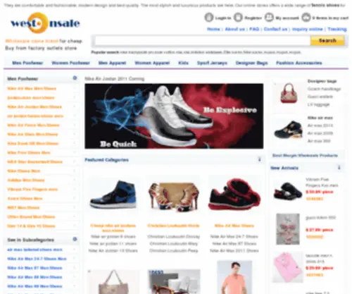 Westonsale.org(Wholesale name brand) Screenshot