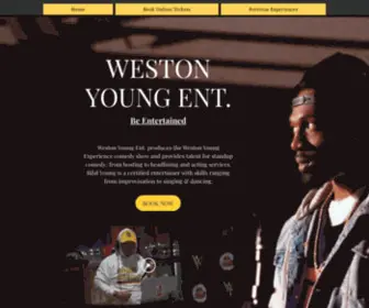 Westonyoungent.com(Standup Comedy) Screenshot