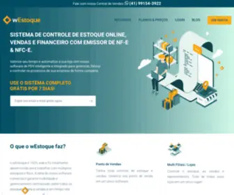 Westoque.com.br(Sistema de Controle de Estoque e PDV Web) Screenshot