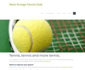 Westorangetennisclub.com(Westorangetennisclub) Screenshot