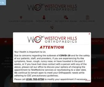 Westoverhillsortho.com(Westover Hills Orthopaedics) Screenshot