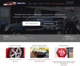 Westownauto.ca(Westownauto) Screenshot