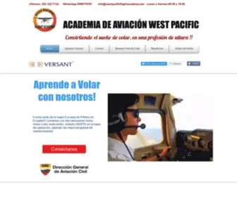 WestpacificFlightacademy.com(West Pacific) Screenshot
