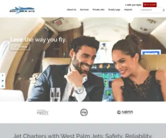 Westpalmjetcharter.com(Jet Charter) Screenshot