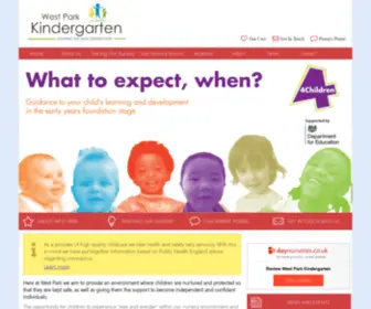 Westparkkindergarten.com(West Park Kindergarten) Screenshot