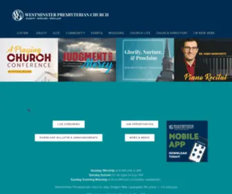Westpca.com(Westminster Presbyterian Church) Screenshot