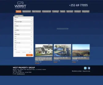 Westpg.ie(West Property Group) Screenshot