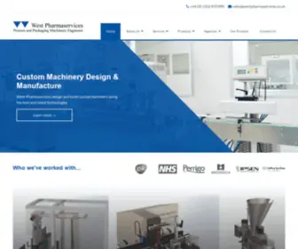 Westpharmaservices.co.uk(Packaging Machinery Suppliers) Screenshot