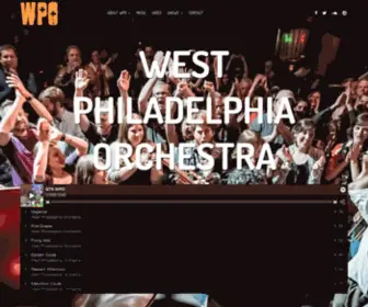 Westphiladelphiaorchestra.com(West Philadelphia Orchestra) Screenshot