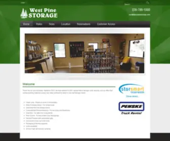 Westpinestorage.com(West Pine Storage) Screenshot