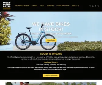 Westpointcycles.com(West Point Cycles) Screenshot