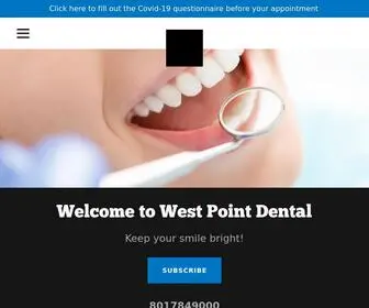 Westpointdental.com(West Point Dental) Screenshot