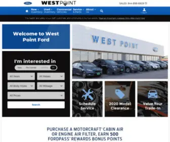 Westpointford.com(West Point Ford) Screenshot