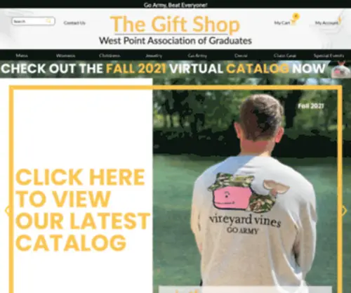 WestpointgiftStore.com(West Point Gift Shop) Screenshot