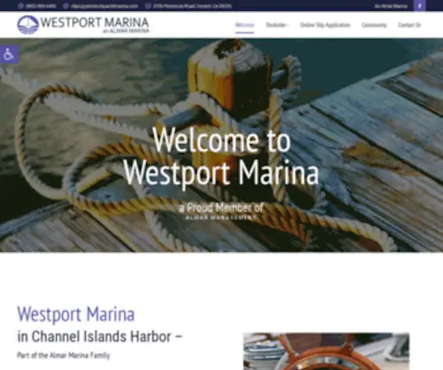 Westport-Marina.com(Westport MarinaWestport Marina) Screenshot