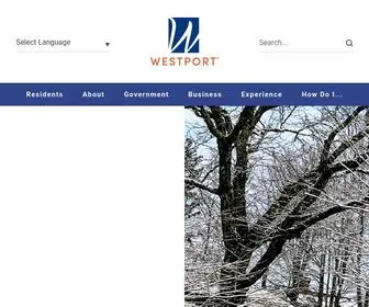 Westportct.gov(Westport, CT) Screenshot