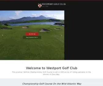 Westportgolfclub.com(Westport Golf Club) Screenshot