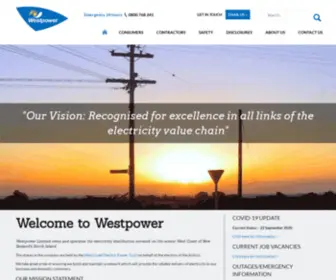 Westpower.co.nz(Westpower) Screenshot