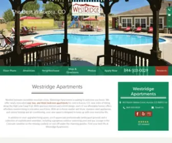 Westridge-APTS.com(Apartments in Aurora) Screenshot