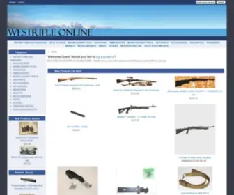 Westrifle.com(Westrifle Canada Online) Screenshot