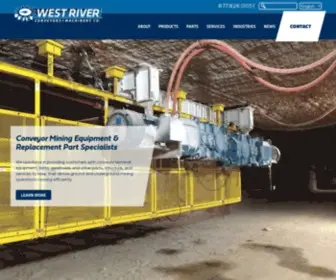 Westriverconveyors.com(Mining Conveyor Equipment and Parts) Screenshot