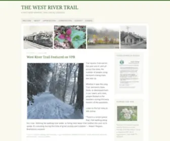 Westrivertrail.org(A SOUTHERN VERMONT TRAIL FOR ALL SEASONS) Screenshot