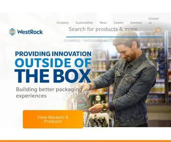 Westrock.com(Packaging Solutions to Drive Your Business Growth) Screenshot