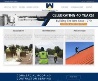 Westroofingsystems.com(Commercial Roofing Systems from Cleveland) Screenshot