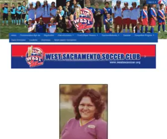 Westsacsoccer.org(West Sacramento Soccer Club) Screenshot