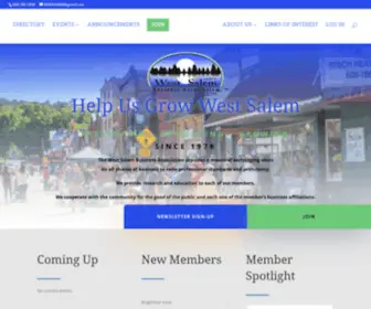 Westsalemwi.org(West Salem Business Association) Screenshot