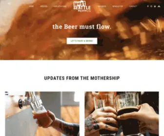 Westseattlebrewing.com(West Seattle Brewing Co) Screenshot