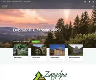 Westserbia.org(Ka organizacija regije Zapadna Srbija) Screenshot