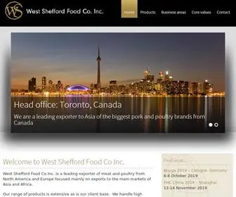 Westshefford.com(West Shefford Global Food Services) Screenshot