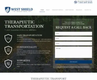 Westshield.com(West Shield Adolescent Services) Screenshot