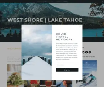 Westshorelaketahoe.com(The West Shore of Lake Tahoe) Screenshot