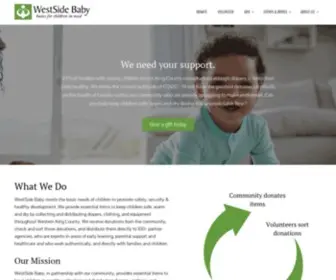 Westsidebaby.org(Basics for children in need) Screenshot