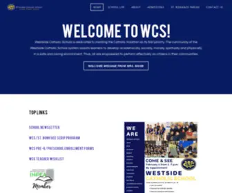 Westsidecatholic.org(Westside Catholic School) Screenshot