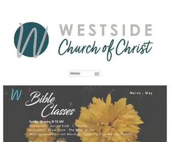 Westsidechurchofchrist.org(‹) Screenshot