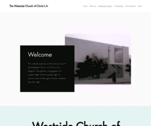 Westsidechurchofchristla.org(The Westside Church of Christ L.A) Screenshot