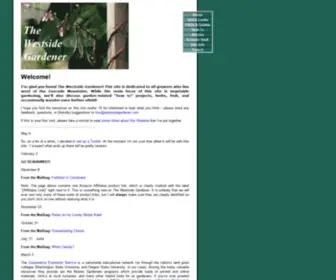 Westsidegardener.com(The Westside Gardener) Screenshot